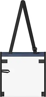 Milestone Camping 21040 Transparent Waterproof Map Case/Clear Two-Way Visibility/Strong Carry Handle Included/Folds Easily for Storage/Ideal Pouch for Hiking & Outdoors, Black