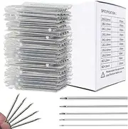 Usiriy 100Pcs Mixed Piercing Needles 12G 14G 16G 18G 20G Hollow Needles Ear Nose Piercing Needle for Lip Tongue Belly Navel Nipple Professional Piercing Tools