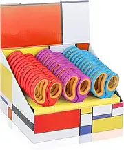 Kids Scissors for School, Scissors for Kids Bulk Pack With Soft Comfort-Grip Handles (36)