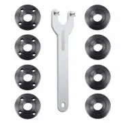 9PCS Angle Grinder Nut Angle Grinder Wrench Kit 5/8-11 Flange Metal Lock Nut ...