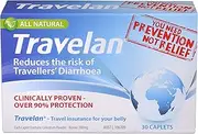 Travelan 30 caplets - helps reduce the risk of travellers' diarrhoea