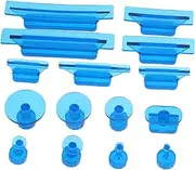 15pcs Auto Repair Tool Set Dent Puller Tool Dent Removal Kit for Cars Small Dent Puller Bumper Repair Kit Dent Puller Kit Dent Puller for Refrigerator Dent Remover Auto Dent Puller