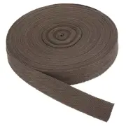 Cotton Twill Tape 3/4" 25 Yards Cotton Ribbon Bias Binding Tape Reddish Brown