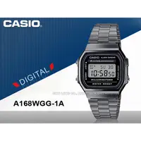 在飛比找蝦皮購物優惠-A168WGG-1A CASIO 復古電子錶 不鏽鋼錶帶 煙