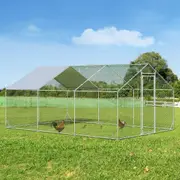 Pawz Chicken Coop Cage Large Walk in Hen Run Rabbit Hutch Ferret House Cover 6m