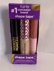 NEW❤Tarte shape tape concealer trio 12N Fair neutral MASCARA MANEATER lip ROSE