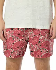 Onia Charles Floral Regular Fit 5 Swim Trunks