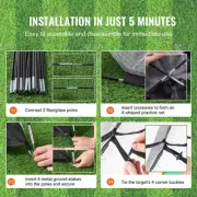 Indoor/Outdoor Golf Practice Net 3x2m with Target, Mats, Balls & Accessories