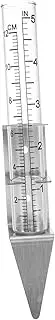 Outdoor Rain Gauges Holder Garden Yard Rain Measurer Accurate Stainless Steel Bracket