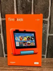 Amazon Fire 7 Kids Red Tablet & Case 16 GB 12th Gen Release NEW