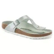 Birkenstock Gizeh Vegan Iridescent Matcha 37R & 41R