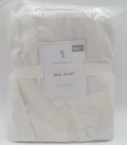 Pottery Barn Kids Gold Sprinkle Sparkly Dot Tulle Bed Skirt Full White #296H