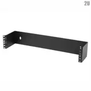 2U Wall Mount Hinged Patch Panel Bracket Network Rack Data Server 3.5 x 19 x 4"
