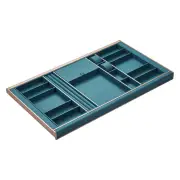 B Series Pull Out Accessories / Jewellery Storage Box - Fits 900mm Cabinet - Teal Finish