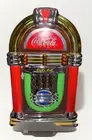 2002 Gibson Coca-Cola Brand Coke & A Song Ceramic Jukebox Collectible Cookie Jar