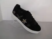 LIBBY EDELMAN (CECE EMBELLISHED) WOMEN'S BLACK SNEAKERS NEW IN BOX
