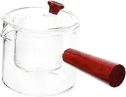 Ciieeo Infuser Tea Pot Glass Teapot with Handle for Kung Fu Tea and Easy to Clean and Maintain for Home and Office Use