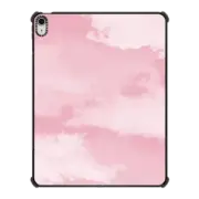 iPad Air 13-inch (M2/M3) iPad Impact Case Girly blush pink white pastel color cute clouds pattern