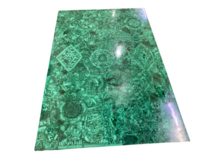 Green Marble Dining Table Furniture Malachite Inlay Art Inlay Patio Decor H3335