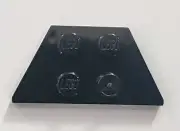 LEGO Black Wedge, Plate 2 x 4 51739