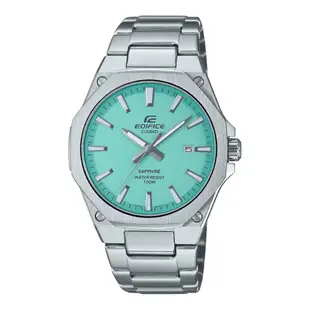 CASIO 卡西歐 EDIFICE輕薄系列 髮絲紋腕錶-蒂芬妮綠 EFR-S108D-2BV