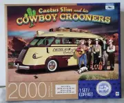 NEW Cactus Slim and His Cowboy Crooners 2000 Piece Jigsaw Puzzle Larry Grossman