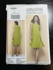 Vogue Pattern V9369 Dress Claire Shaeffer Collection Gathered Bottom 6-14 UNCUT
