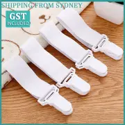 8pcs Elastic Bed Mattress Sheet Straps Clips Grippers Fastener Suspender Strip