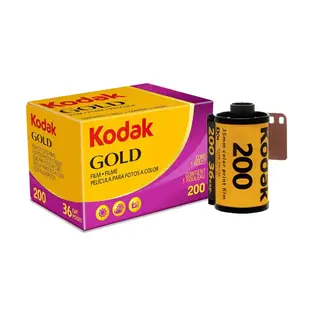 KODAK 柯達 GOLD 200 135mm彩色膠捲負片底片／ISO 200 36張【適用 柯達 EKTAR H35】