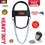 Heavy Duty Padded Neck Harness for Strength Training | Weight-Lifting Head Strap
