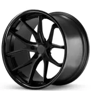 (4) 20x9" Ferrada Wheels FR2 Matte Black with Gloss Black Lip Rims (B2) (for: Jaguar)