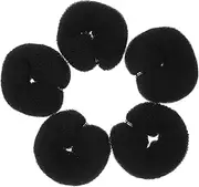 FOMIYES 5pcs Hair Donut Bun Maker Versatile DIY Bun Shaper for Thick Long Hair for Ballet Dance Everyday Styles Included
