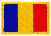 ROMANIA ROMANIAN FLAG PATCHES COUNTRY PATCH BADGE IRON ON NEW EMBROIDERED