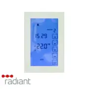 Radiant Glass Fronted Touch Screen - Vertical - Silver