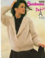 SUNBEAM 1203: JACKET SIZE 81-97cm or 32-38" SEWING PATTERN
