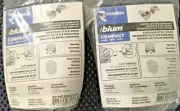 Lot of 2 Richelieu Blum Compact Cabinet Hinge 1-1/4" Overlay 110 degree opening