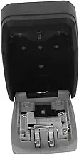 Outdoor Key Lock Box Wall Mount Safe Box with Code Protection Heavy Duty Construction Easy Installation for Homes Offices and Vacation Properties