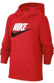 Nike Hoodie Red Boys Medium Plus NWT Pull Over