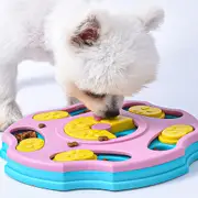 Dog Puzzle Toy Slow Feeder Interactive Increase Puppy IQ Food Dispenser Pet Bow