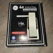 GE Dect 6.0 Digital Cordless Phone Stainless Steel Works With 27909 Series ONLY