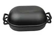 Classica Brunswick Bakers Pre-Seasoned Cast Iron Bread Baking Pan - 39x26cm
