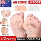 1/2Pairs Silicone Toe Separator Gel Bunion Corrector Spreader Pain Relief Hallux