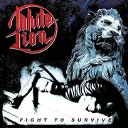 [White Lion] Fight To Survive - WHITE/BLACK/RED SPLATTER