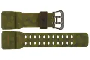 Genuine Casio 10570636 Watch Strap Green Camouflage fits GG-1000BTN GG 1000BTN