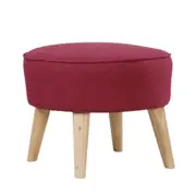 BT Stamford Fabric Upholstered Timber Leg Foot Stool