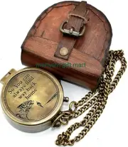 Engraved to My Son Compass with Wooden Box Gift for Son Compass for Son Dad t...