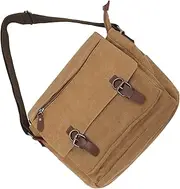 [FIXOSHEE] Large Capacity Crossbody Messenger Bag for Men Shoulder Bag Strap Casual Canvas Design for School and Outdoor Use Versatile and Convenient Storage