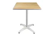 Bolero Ash Top Table Square 600mm - Cafe Tables (U430) - U430