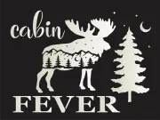 Joanie Stencil Cabin Fever Lodge Moose Pine Tree Moon Stars Rustic DIY Art Signs