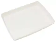 4-1/2" x 3-1/2" White Plastic Sorting Tray Jewelry Making Beading Tool